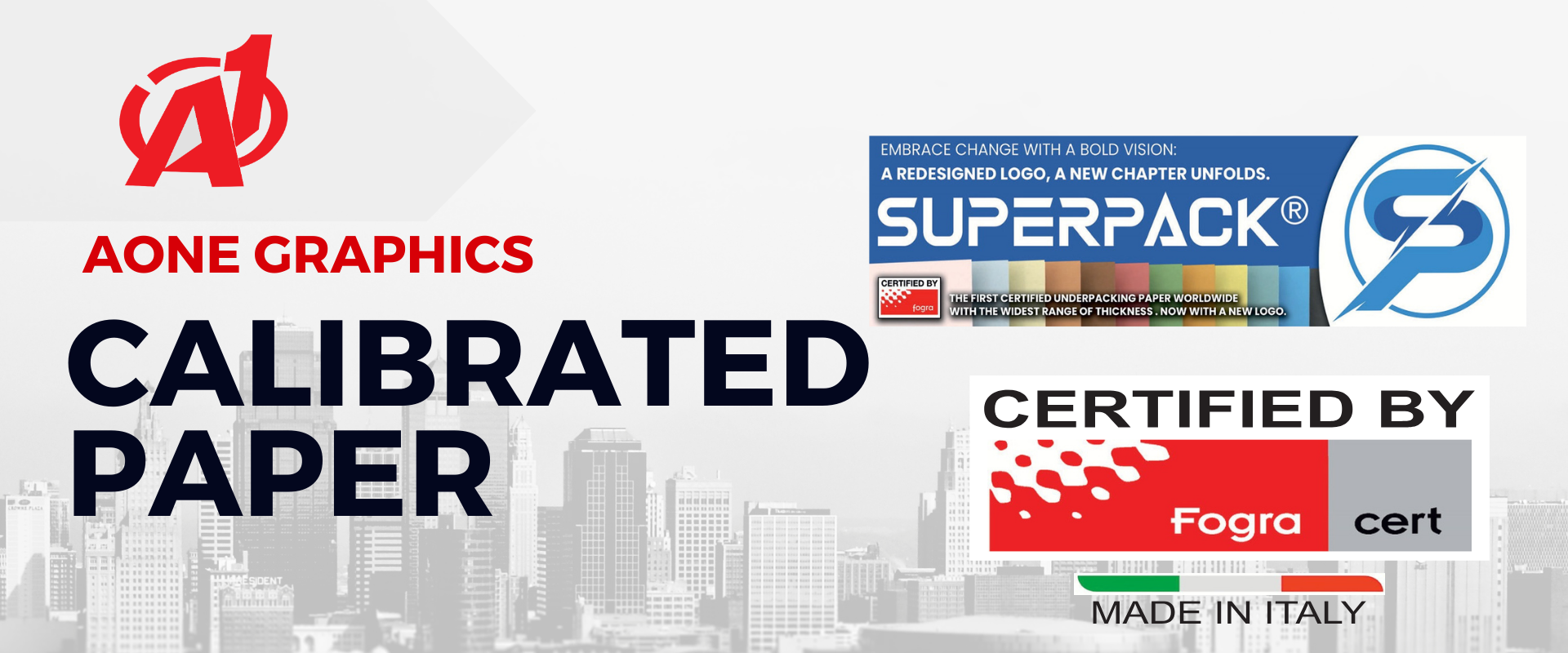 CALIBRATED PAPER Banner